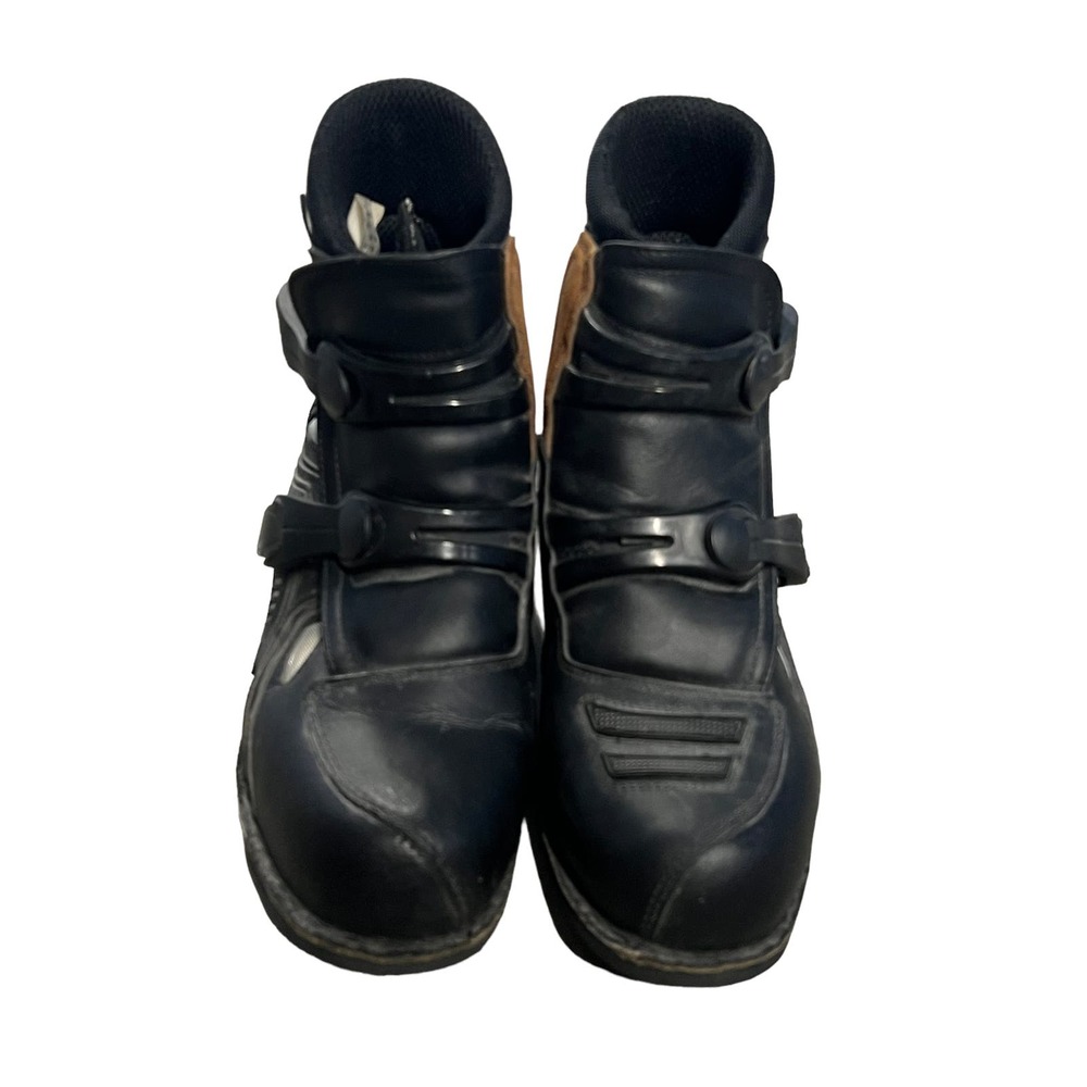 Men's Black Strap-front Outdoor Boots